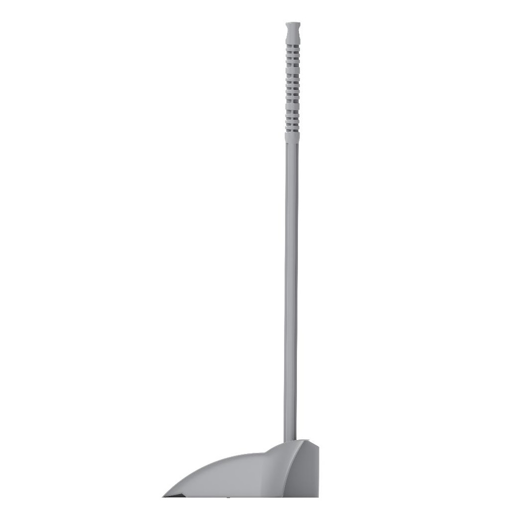 Совок для мусора ЗПИ Альтернатива М1022, пластиковый длинный черенок, 250х280х710 мм