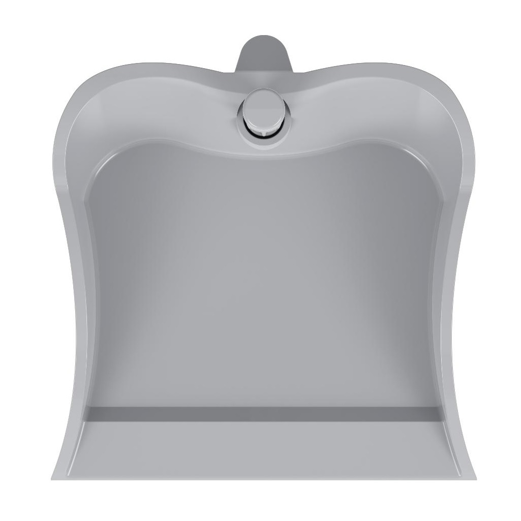 Совок для мусора ЗПИ Альтернатива М1022, пластиковый длинный черенок, 250х280х710 мм