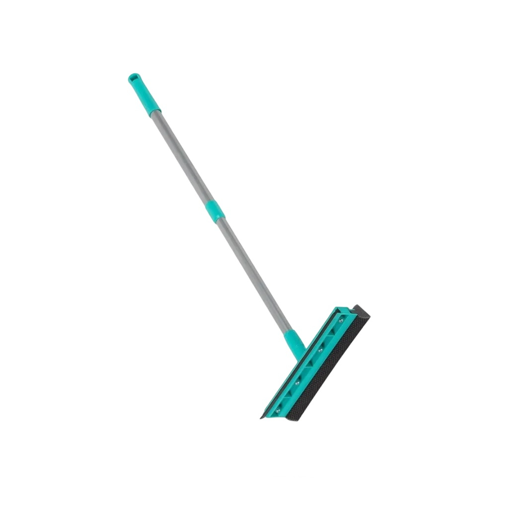 Щетка для мытья окон Рыжий Кот 108774, телескопическая, водосгон 250 мм, длина 550-800 мм