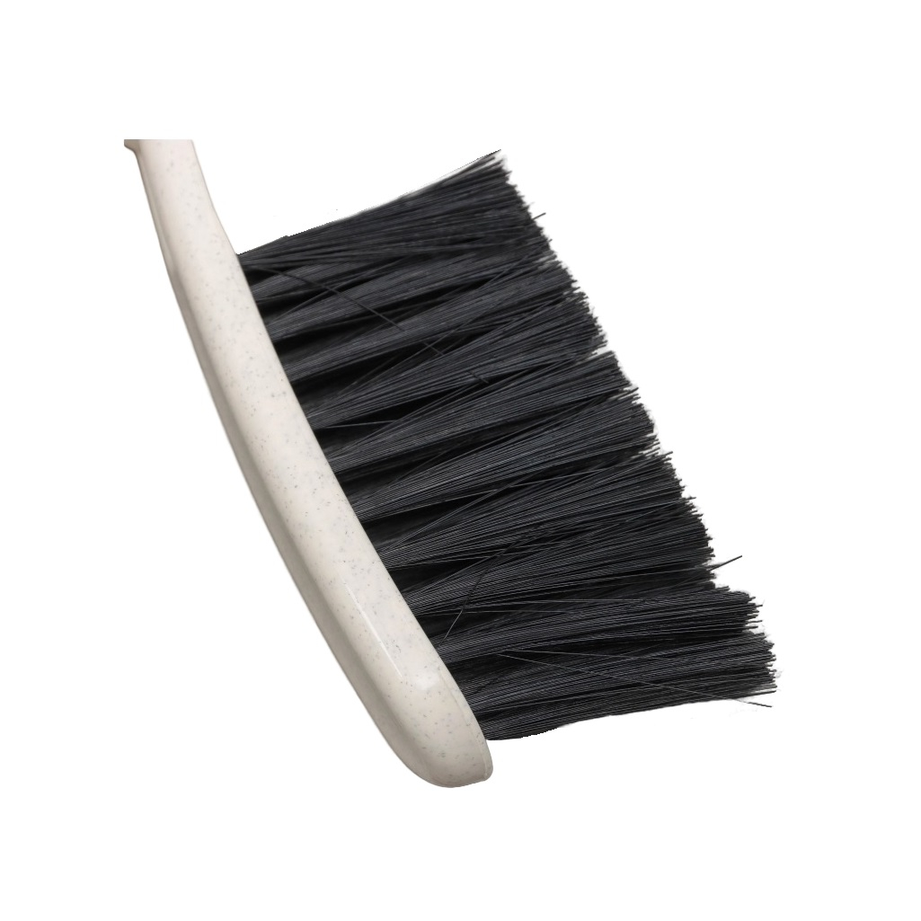 Комплект для уборки Homver Malta 221211327/04, щетка-сметка и совок с резиновой кромкой, бежевый