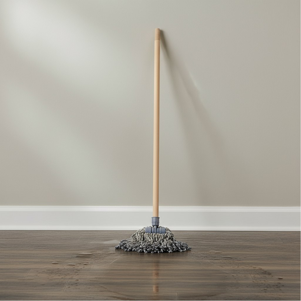 Черенок для швабры с резьбой, диаметр 25 мм, длина 120 см, дерево