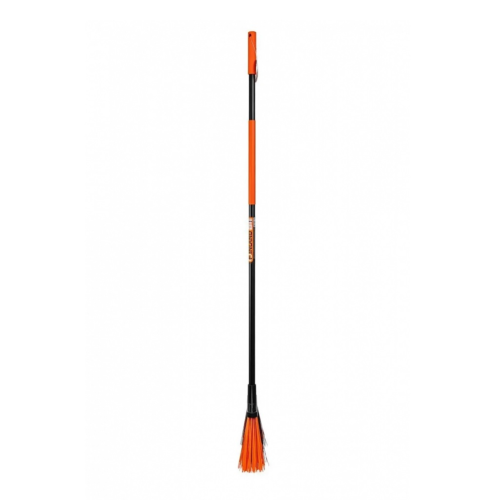 Метла веерная Finland 2628, плоская полипропиленовая щетина, алюминиевый черенок, 160х380х1450 мм
