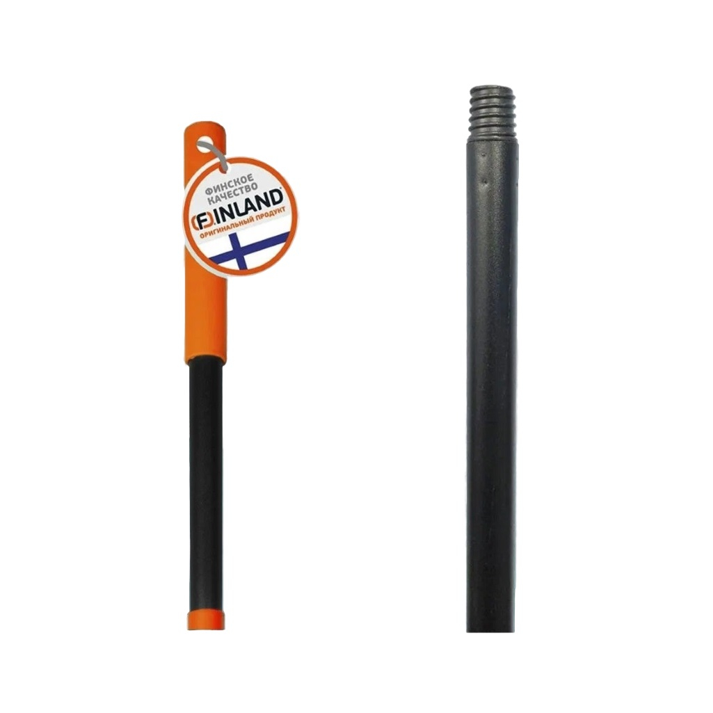 Метла веерная Finland 2628, плоская полипропиленовая щетина, алюминиевый черенок, 160х380х1450 мм