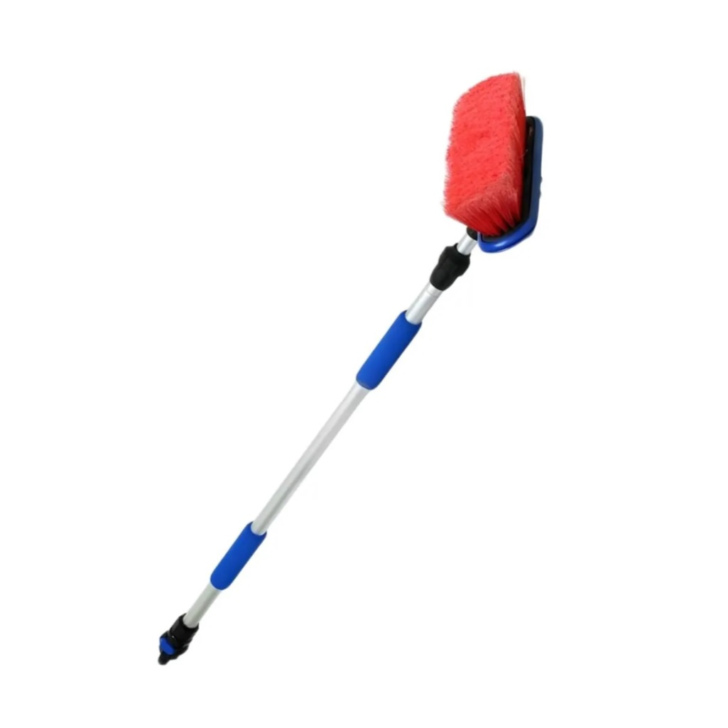 Щетка для мытья авто М5, м21164, с краном, телескопическая, длина 160 см