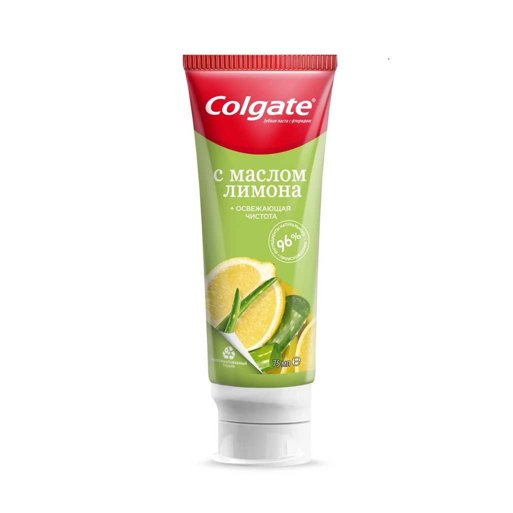Паста зубная Colgate Naturals Освежающая чистота с Маслом Лимона, 75 мл