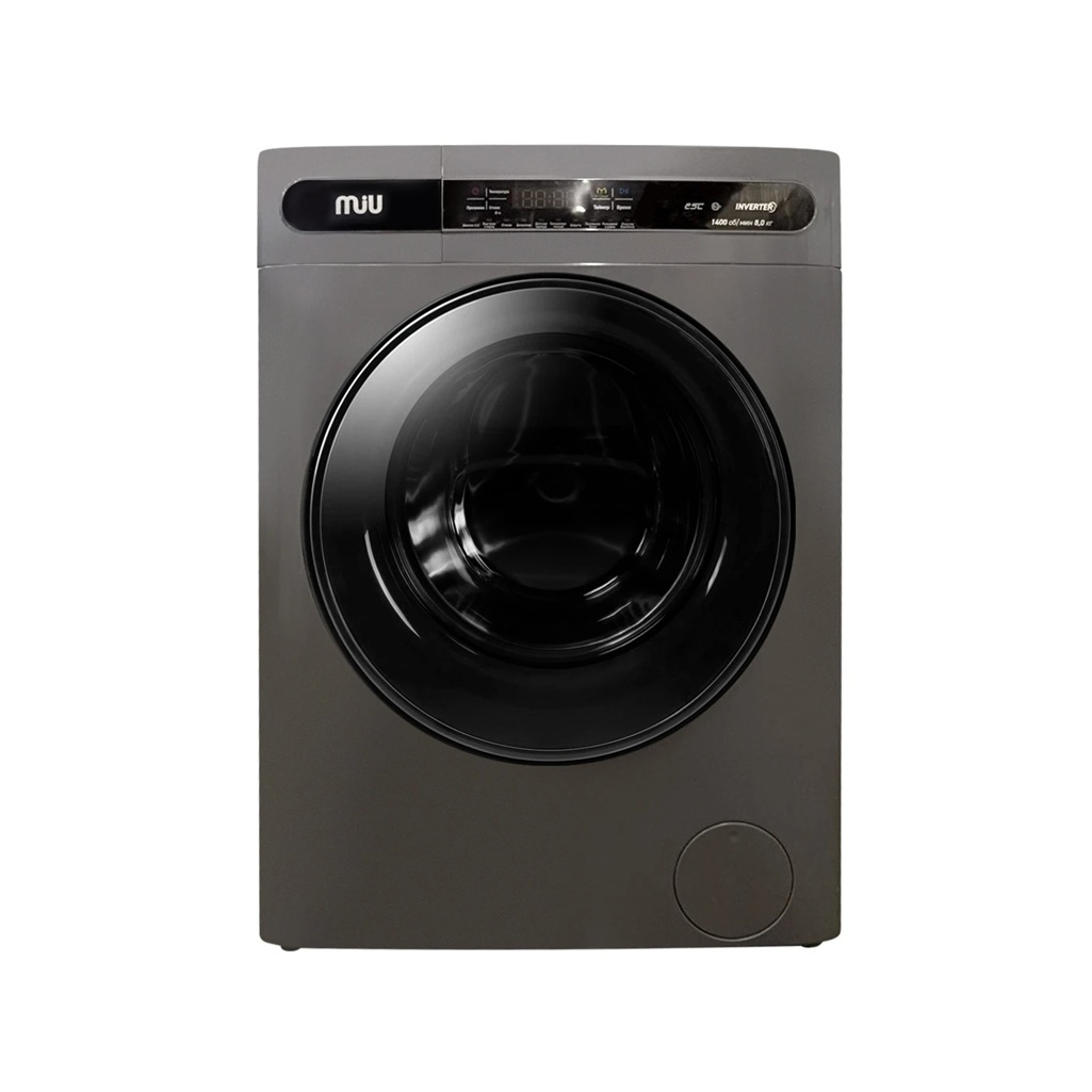 Стиральная машина MIU MLS-850BDGE, 8 кг, фронтальная загрузка, 1400 об/мин, серая