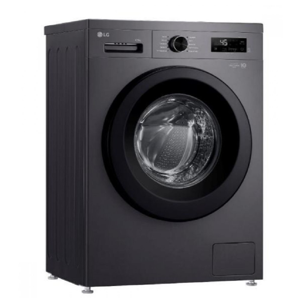 Стиральная машина LG F2Y1WS6J Inverter Direct Drive, 6.5 кг, фронтальная, 1200 об/мин, цвет графит