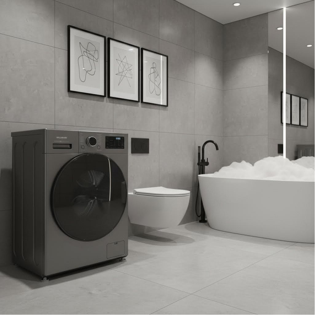 Стиральная машина Willmark WMF-1015LG Inverter Directdrive, 10 кг, A+++, 1400 об/мин, графит 1002110