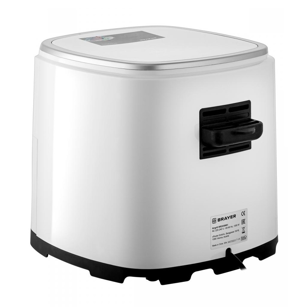 Аэрогриль Brayer BR2036WH, съемная решетка, таймер, LCD-дисплей, 7 программ, 5 л, 1500 Вт