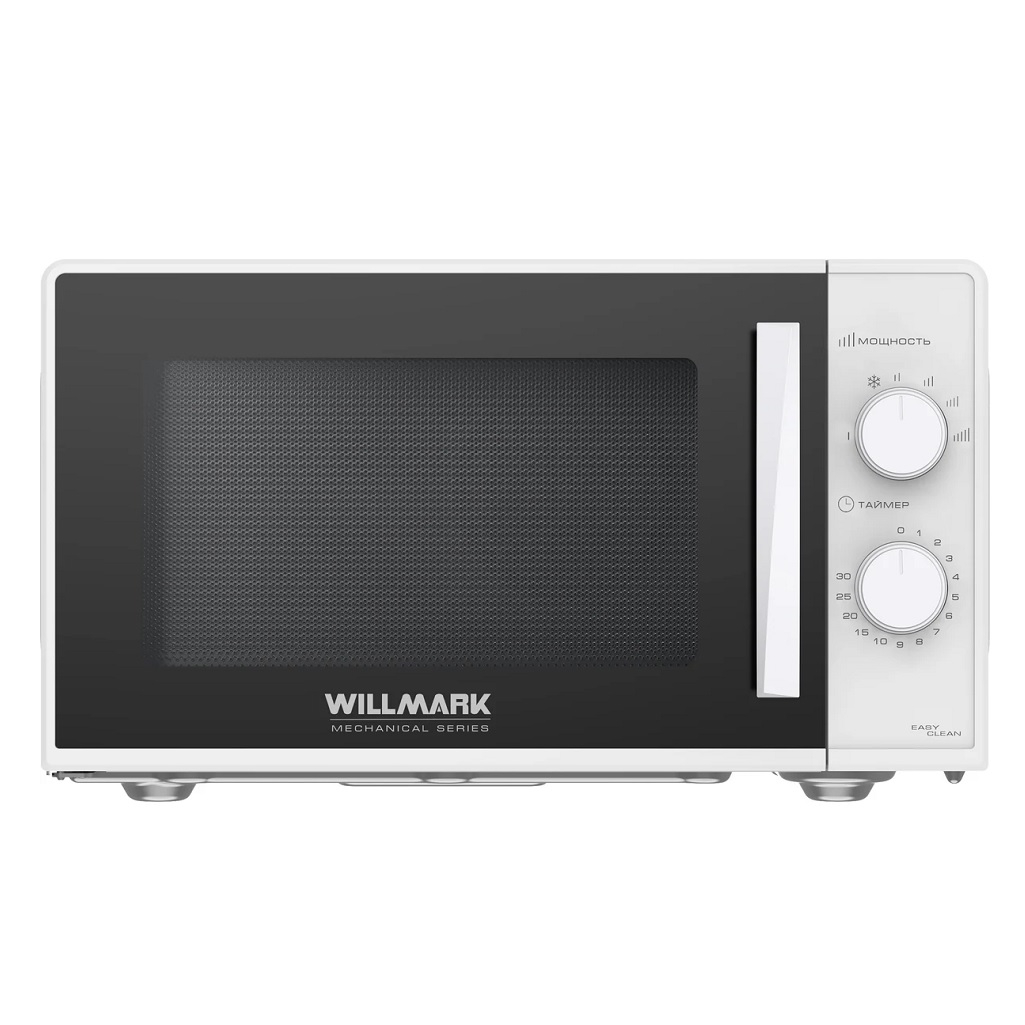 Печь микроволновая Willmark WMO-231MW, 23 л, 900 Вт, механическое управление, белая