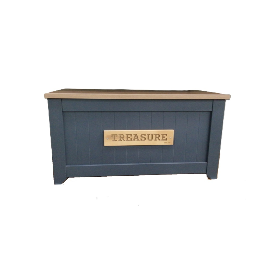 Сундук Treasure для хранения предметов, ЛДСП, МДФ, графит, 470х510х990 мм