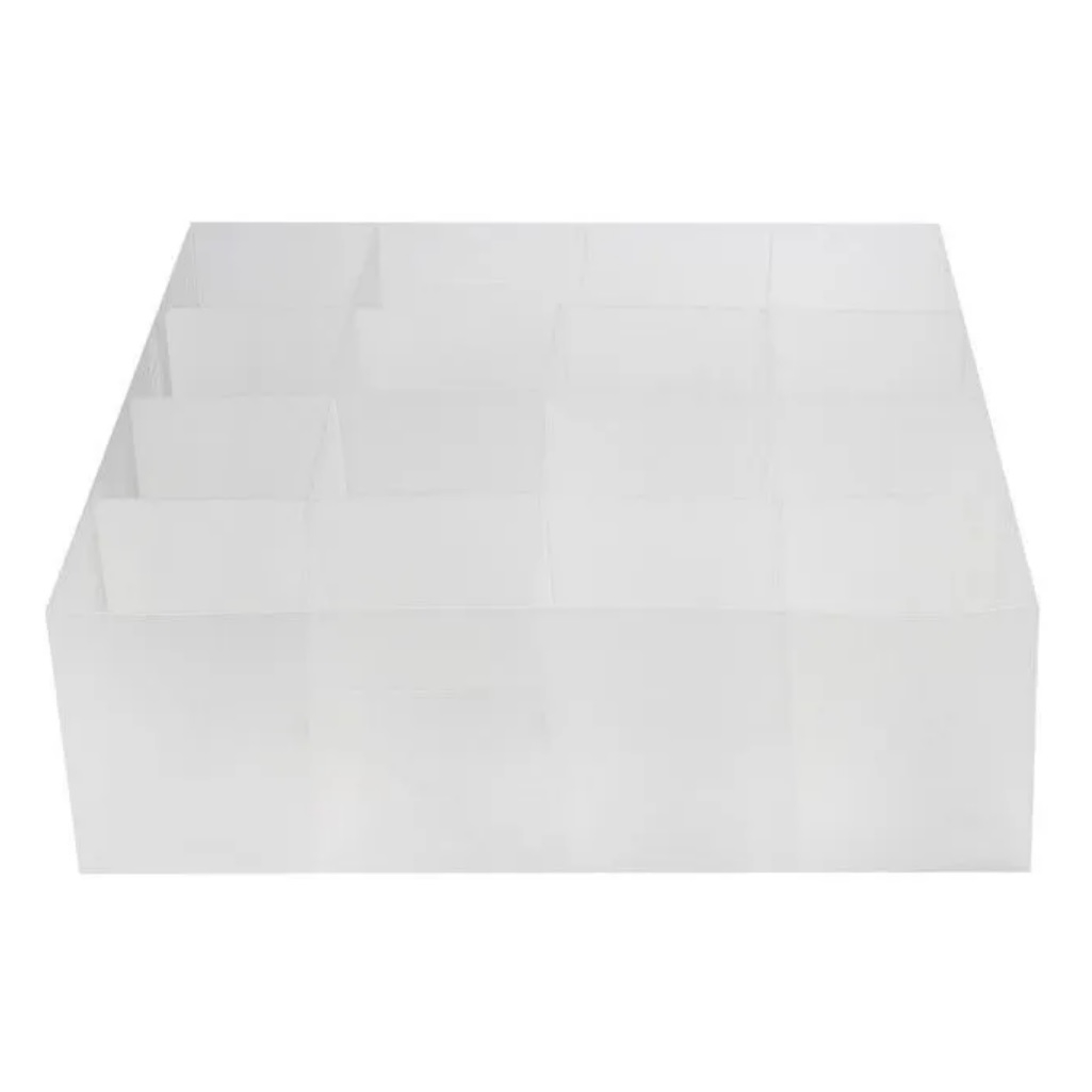 Коробка для белья Рыжий Кот PSB-03/16, 312554,16 ячеек, 100х300х300 мм, пластик, белый