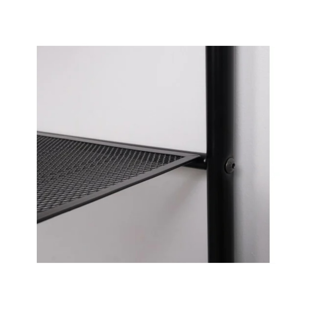 Подставка для обуви ЗМИ Верона 15, ПДО В15МЕТ, 5 полок, цвет черный, 300х450х950 мм