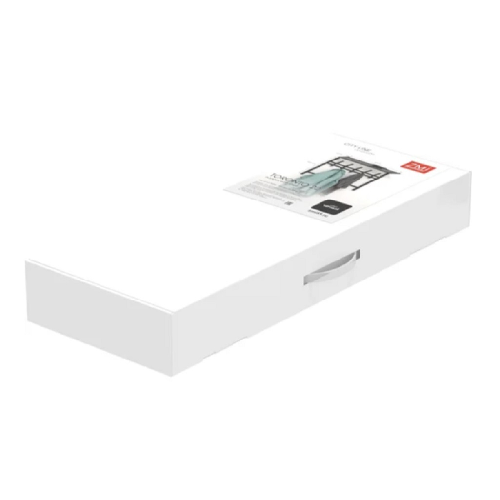 Вешалка настенная ЗМИ Торонто ВСПТ22 с полкой, 9 крючков, графит, 27х58.5х67 см