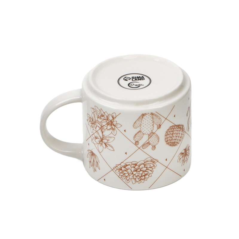 Кружка REMECO Кактус с крышкой и ложкой 470 мл