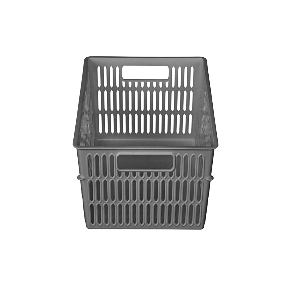 Корзина Econova Simplify, универсальная, серая, 108х136х184 мм, 2 л, 435250711