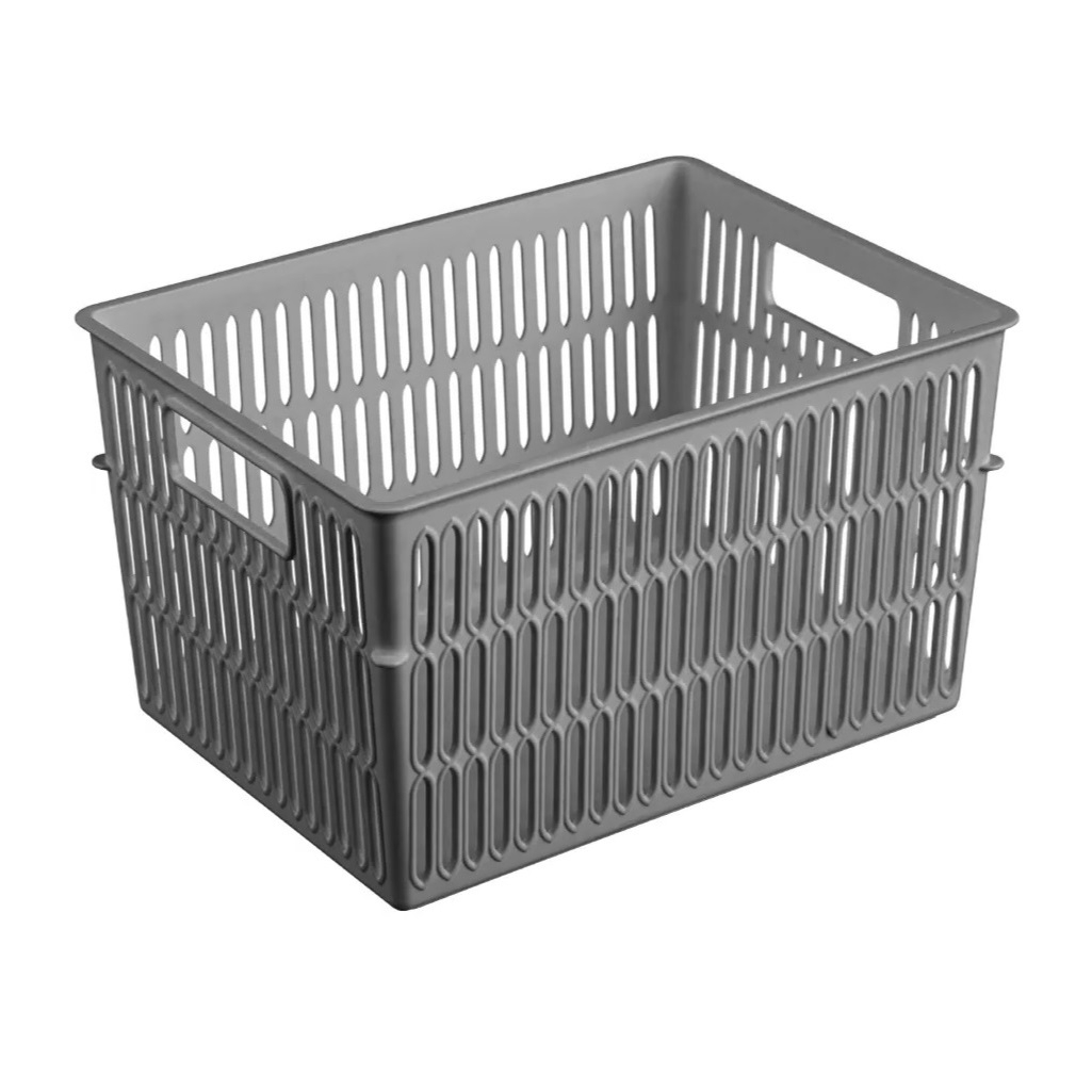 Корзина Econova Simplify, универсальная, серая, 108х136х184 мм, 2 л, 435250711