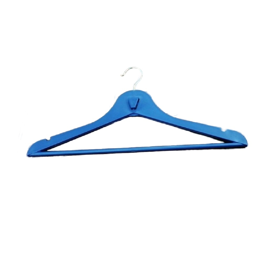 Вешалка-плечики универсальная, пластиковая, цвет в ассортименте