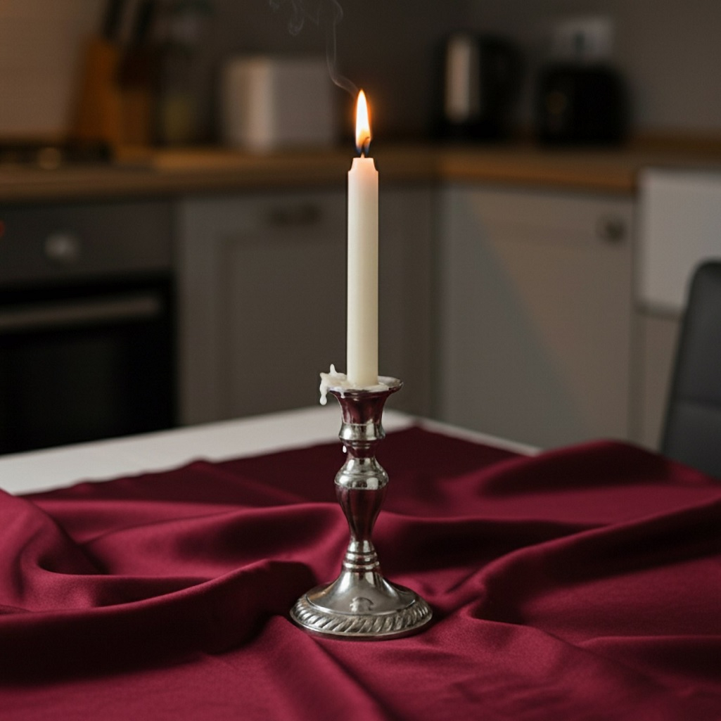 Набор свечей бытовых Огниво-трейд Просто нужно, парафиновых, в упаковке 4 штуки