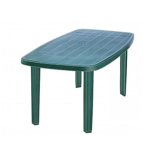 Стол Elfplast Верона овальный 140х80 см зеленый ЭЛФ267