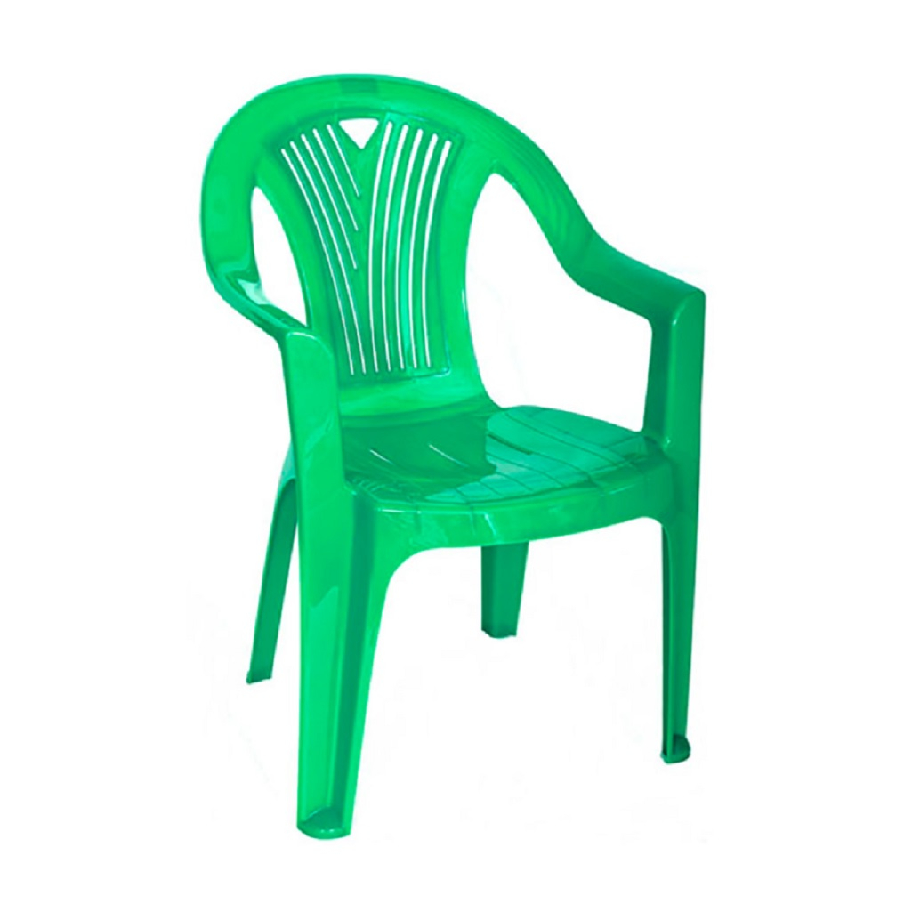 Кресло пластиковое Стандарт Пластик Салют 217504, зеленый