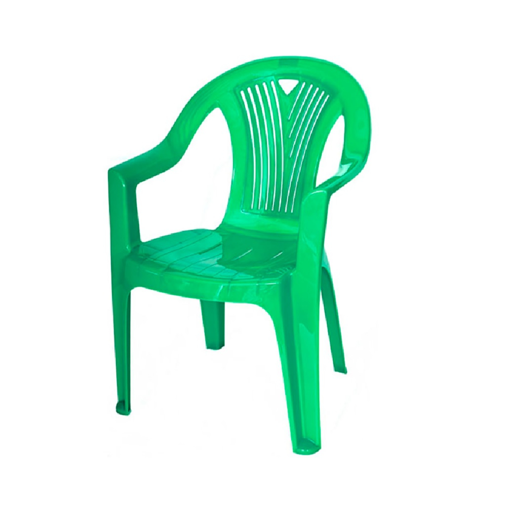 Кресло пластиковое Стандарт Пластик Салют 217504, зеленый