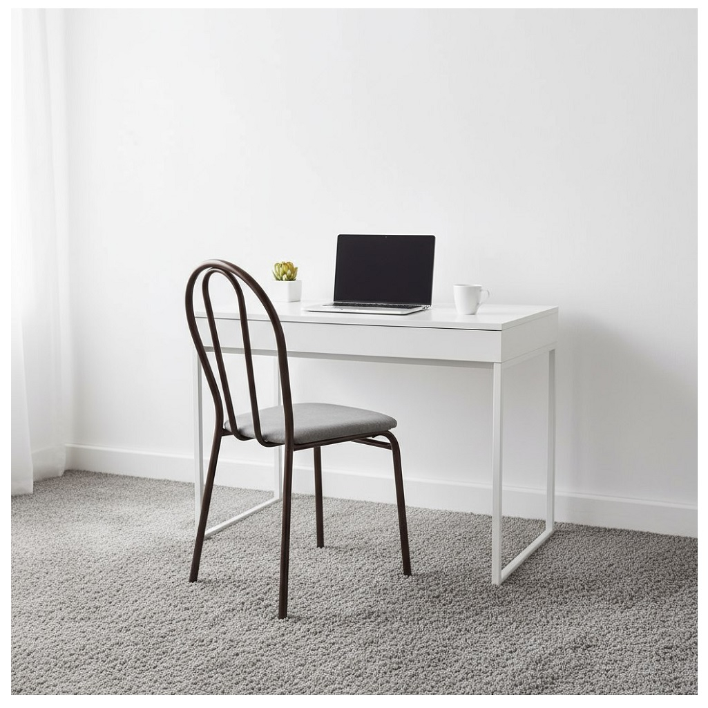 Стул New Victoria с мягким сиденьем, античная медь, серый, 35х38х87 см