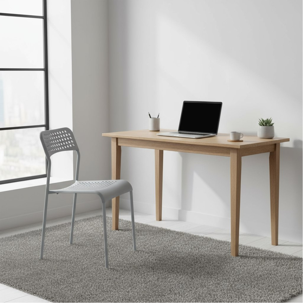 Стул Nika Ника7 СТ7/Б, белый матовый, жесткое сиденье, металлокаркас, 410х475х780 мм