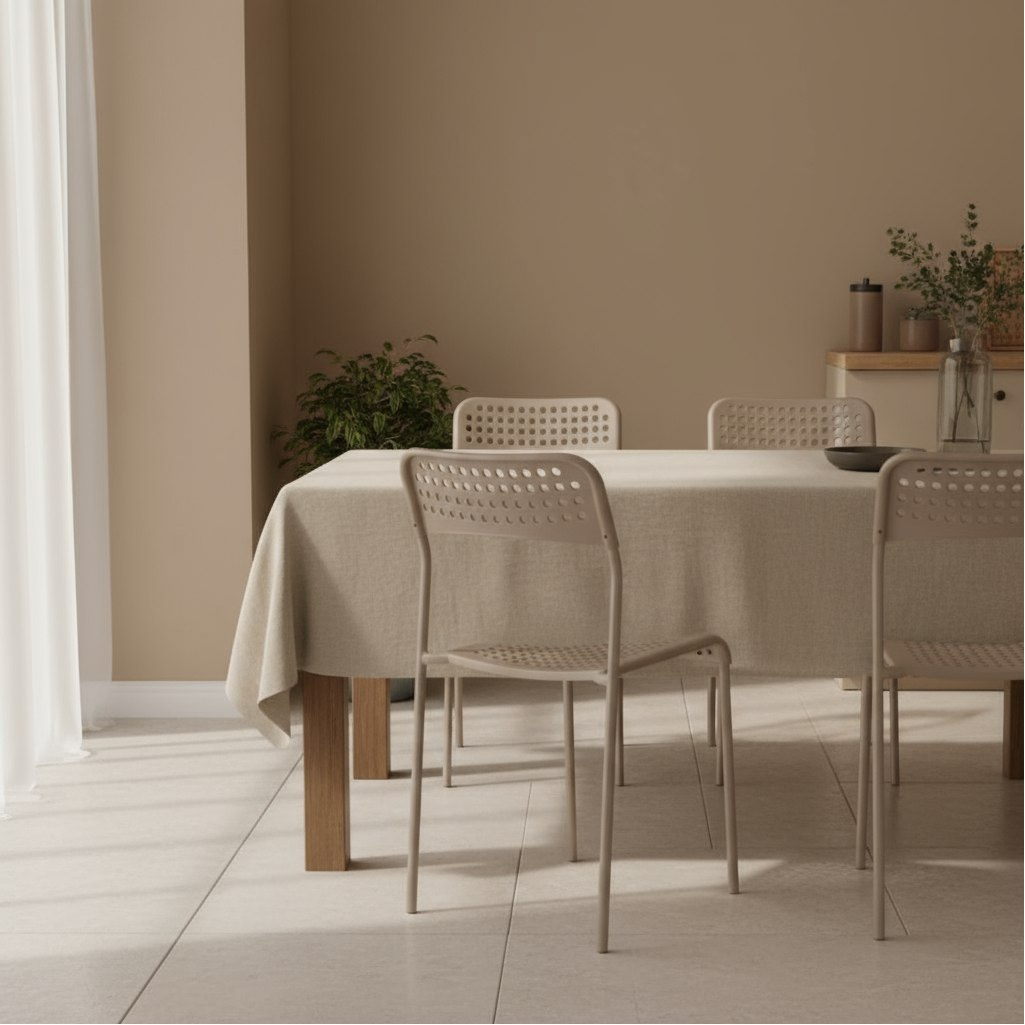 Стул Nika Ника7 СТ7/БЖ, светло-бежевый, бежевый металлик, жесткое сиденье, 410х475х780 мм