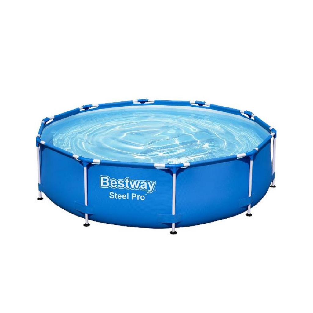 Бассейн каркасный Bestway Steel Pro 56679, с фильтр-насосом, синий, 76х305 см