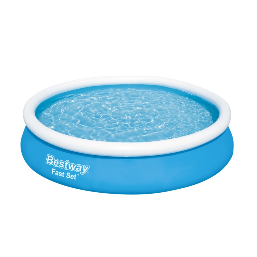 Бассейн надувной Bestway Fast Set 57274, с фильтр-насосом, голубой, 76х366 см