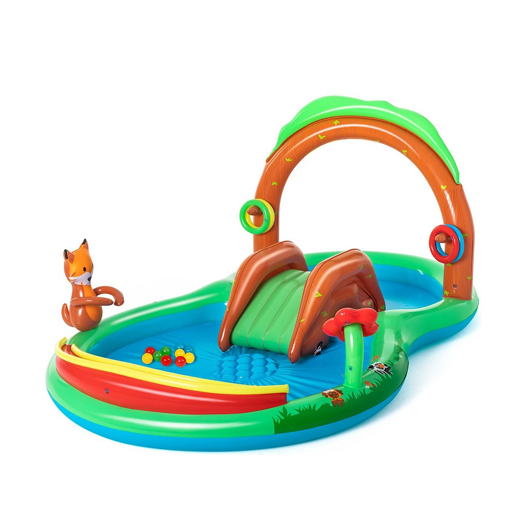 Игровой центр Bestway Playing Woods 53093, надувной, 10 мячей, 325 л, 130х199х295 см