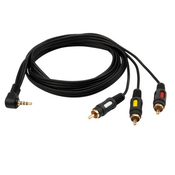 Аудиошнур стерео штекер 3,5мм-3 RCA 1,5м REXANT 17-4412