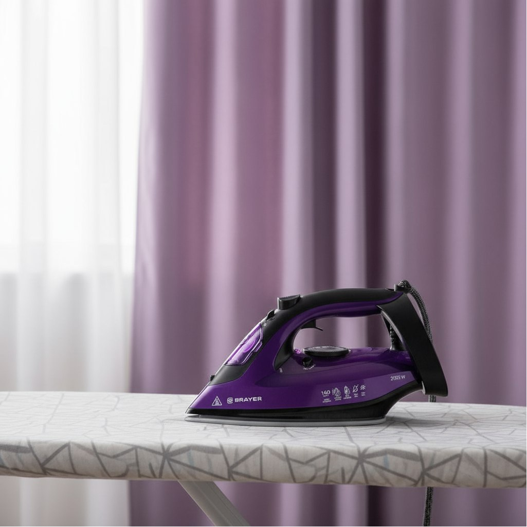 Утюг Brayer BR4012, вертикальное отпаривание, противокапельная система, 3100 Вт