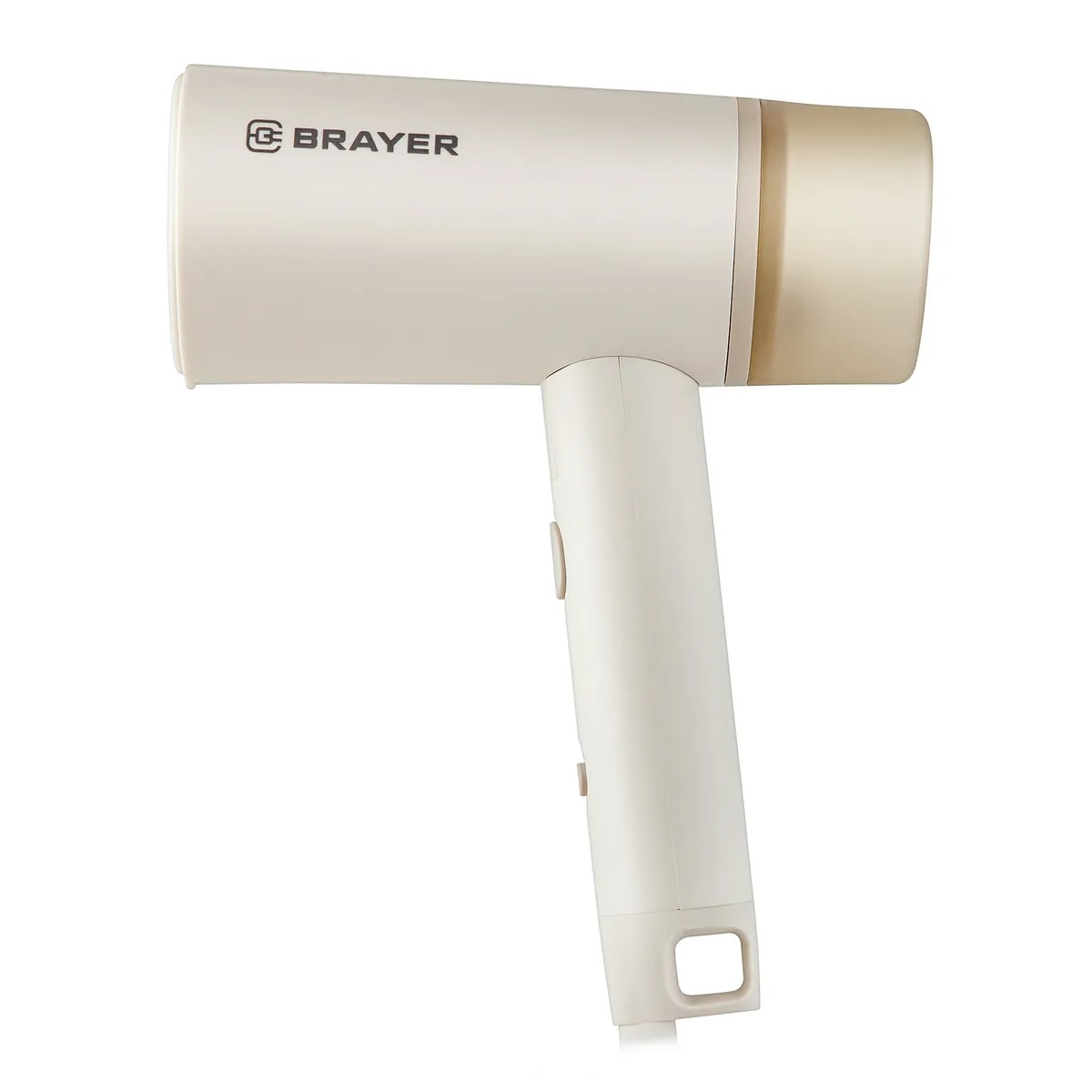 Отпариватель ручной Brayer 4130BR, 1200 Вт, пар 18 г/мин, 100 мл,  складная ручка, бежевый