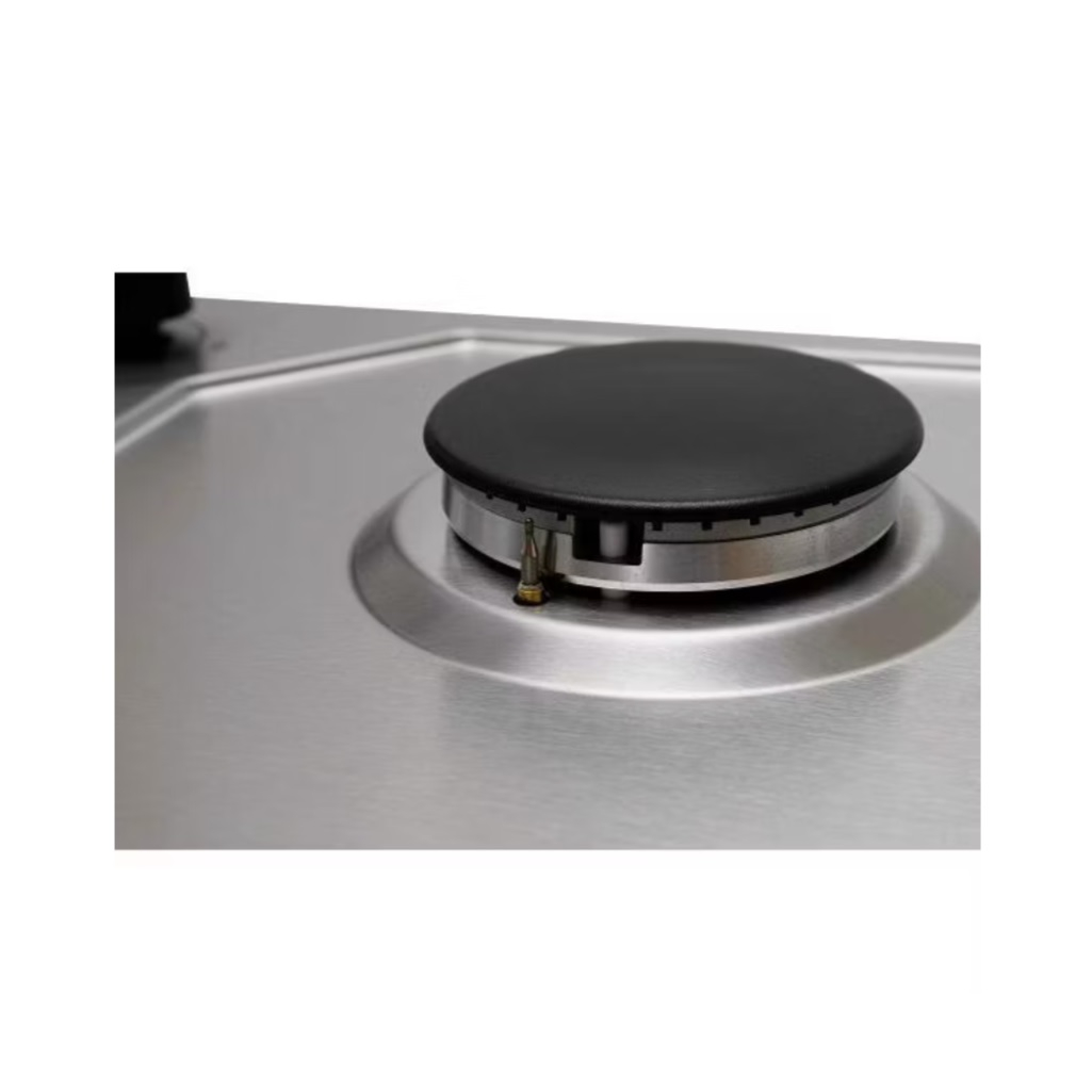 Панель варочная газовая Kraft KF-HV6021X, 4 конфорки, серебристый