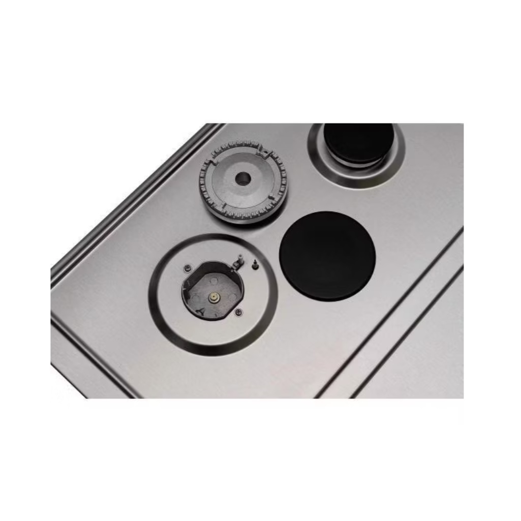 Панель варочная газовая Kraft KF-HV6021X, 4 конфорки, серебристый