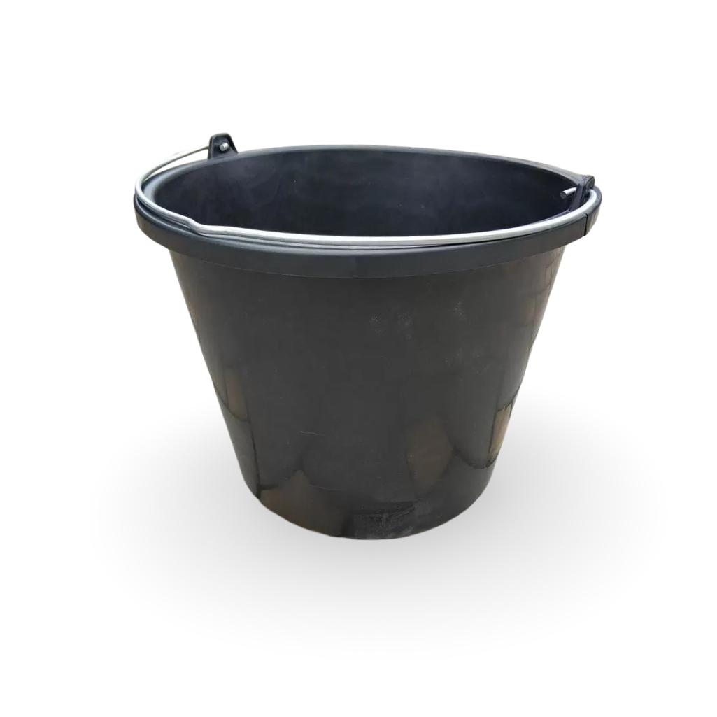 Ведро строительное Альтернатива М2674, объем 20 литров, пластик, с ручкой, цвет Черный