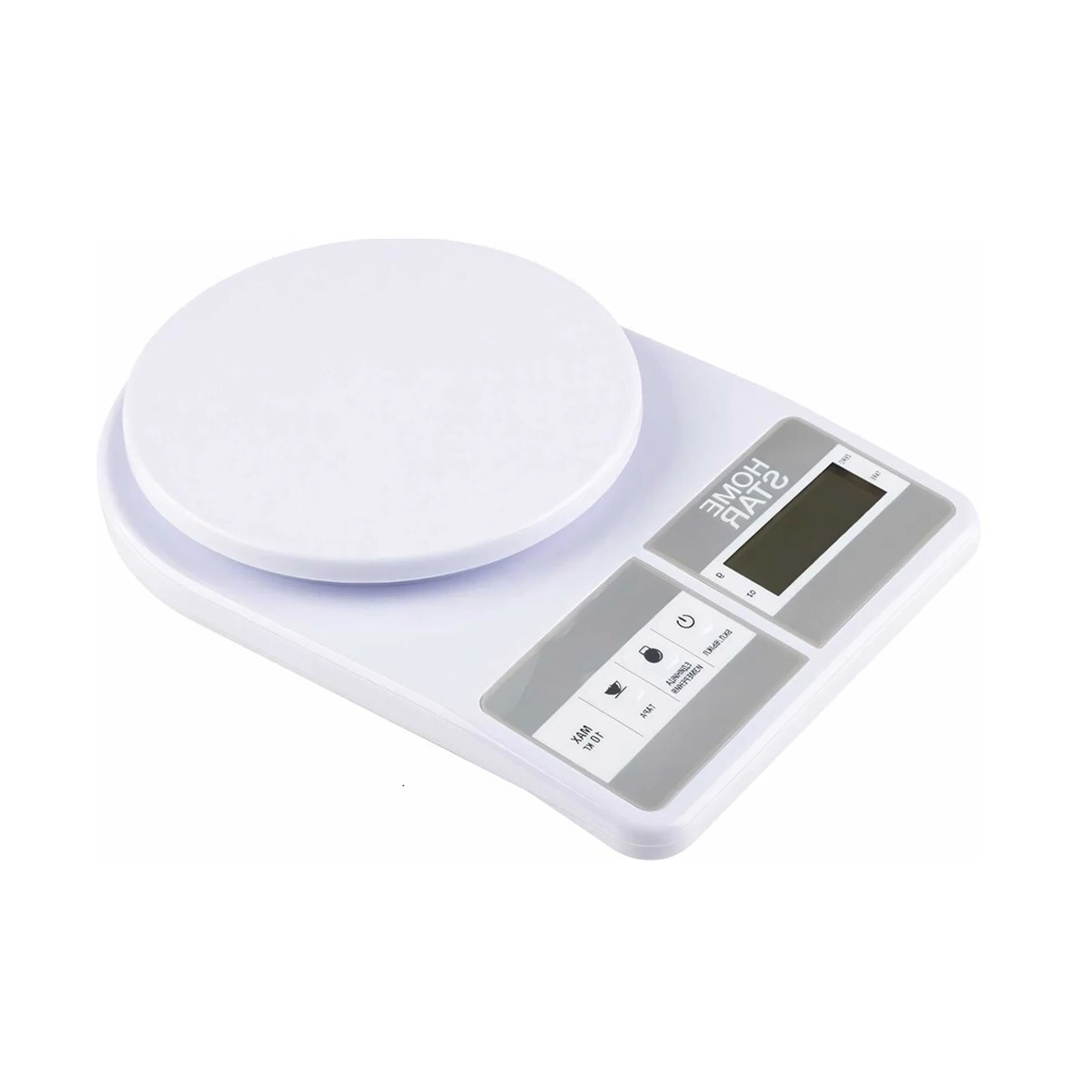 Весы кухонные Homestar HS-3012 электронные, пластик, белые, до 10 кг