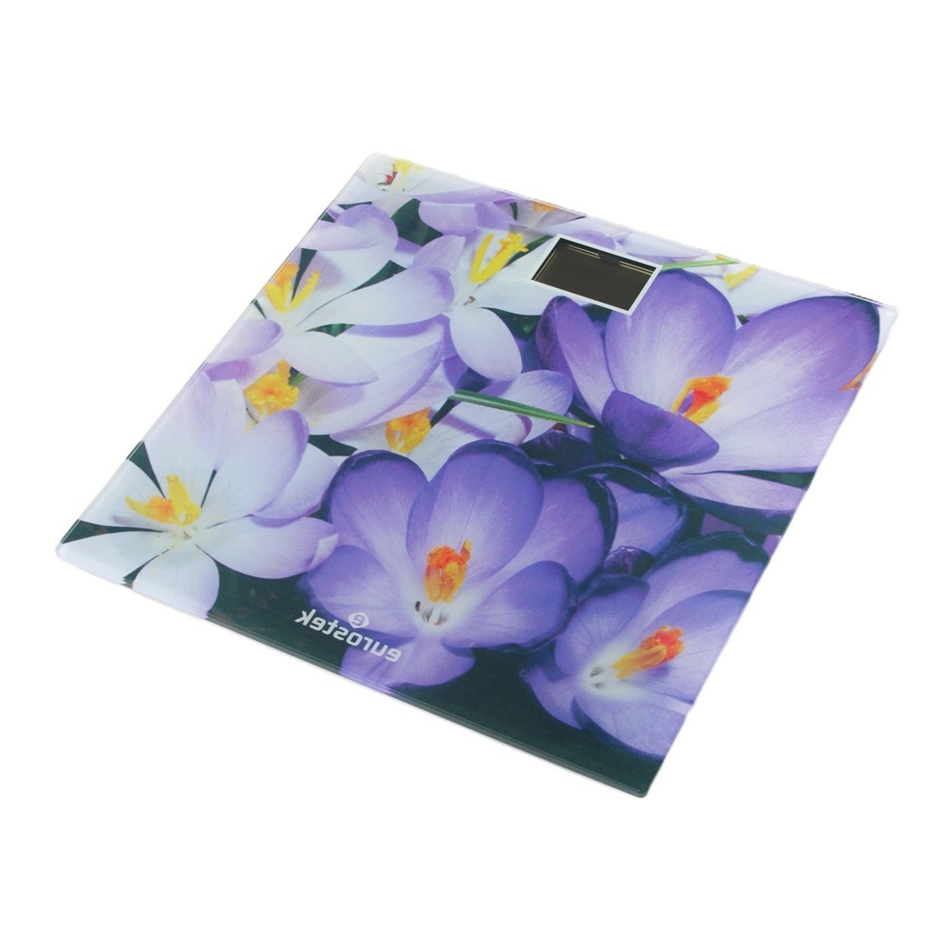 Весы напольные Eurostek EBS-2605 электронные, стекло, фиолетовые, до 180 кг