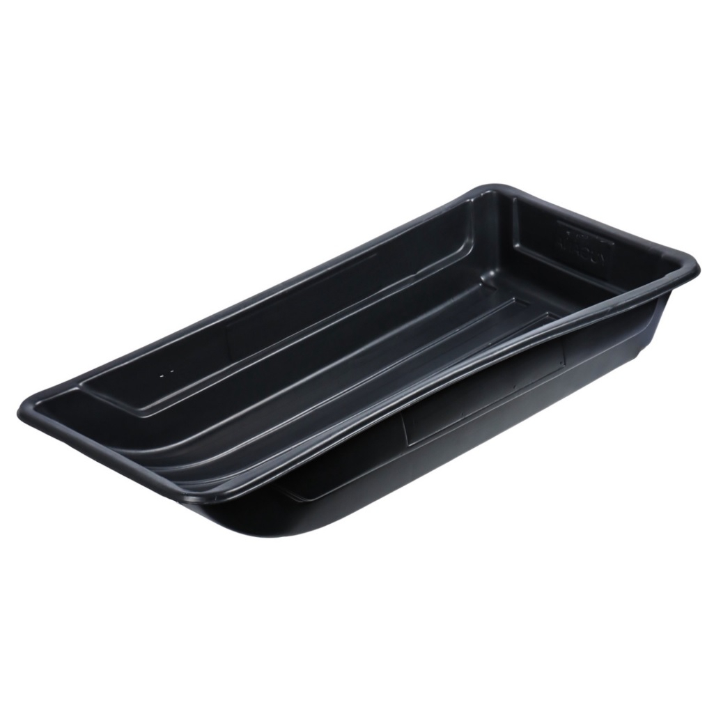 Сани-волокуша С-6 Рыбацкие, 250х730х1470 мм, пластиковые, с люверсами, черные 