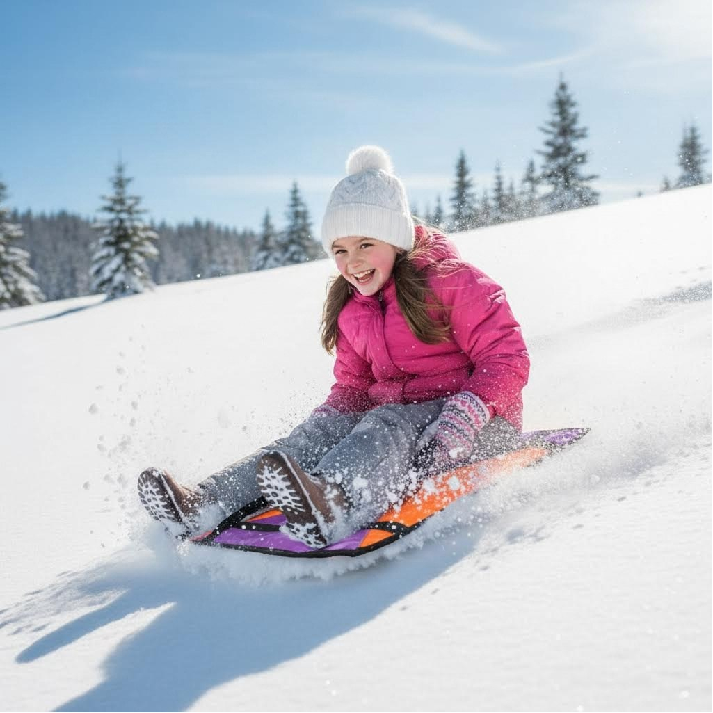 Ледянка Saimaa №3, усиленные ручки, малая, прямоугольная 30х45 см