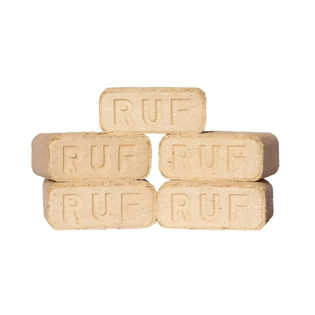 Брикеты топливные RUF Хвойные, для печей и каминов, в упаковке 12 штук