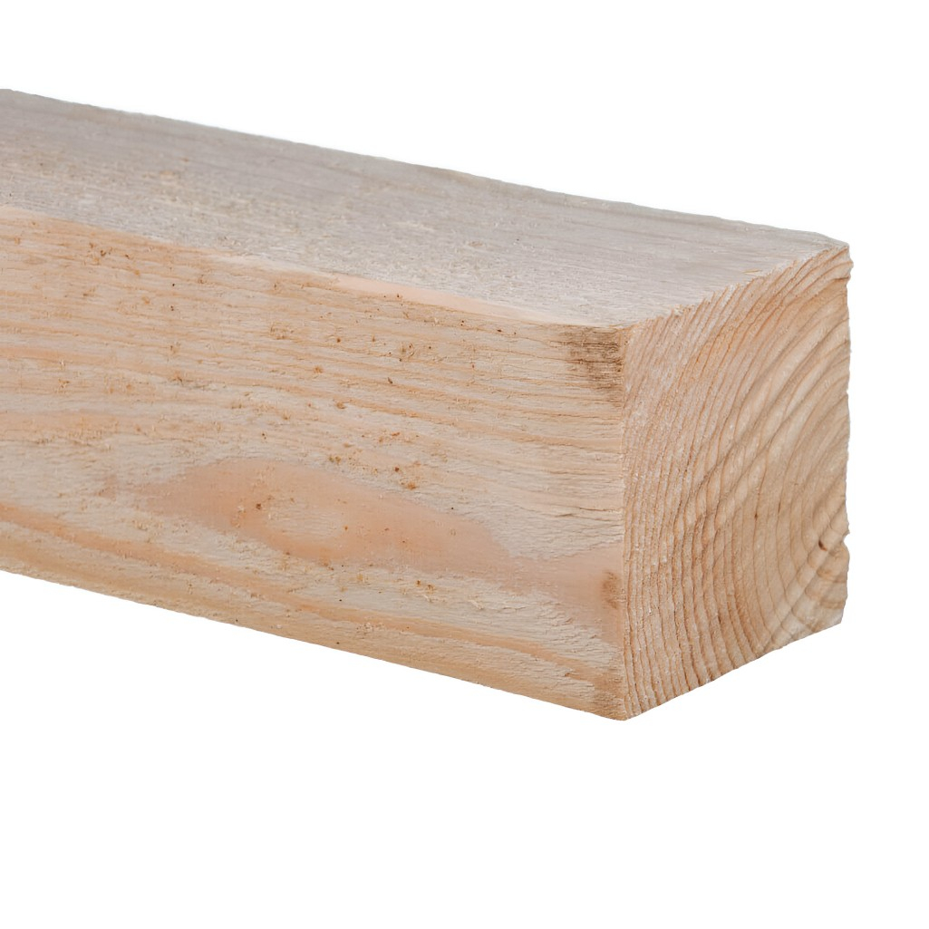 Брус обрезной, сорт АВ, Хвойные породы 100х100х6000 мм, естественной влажности