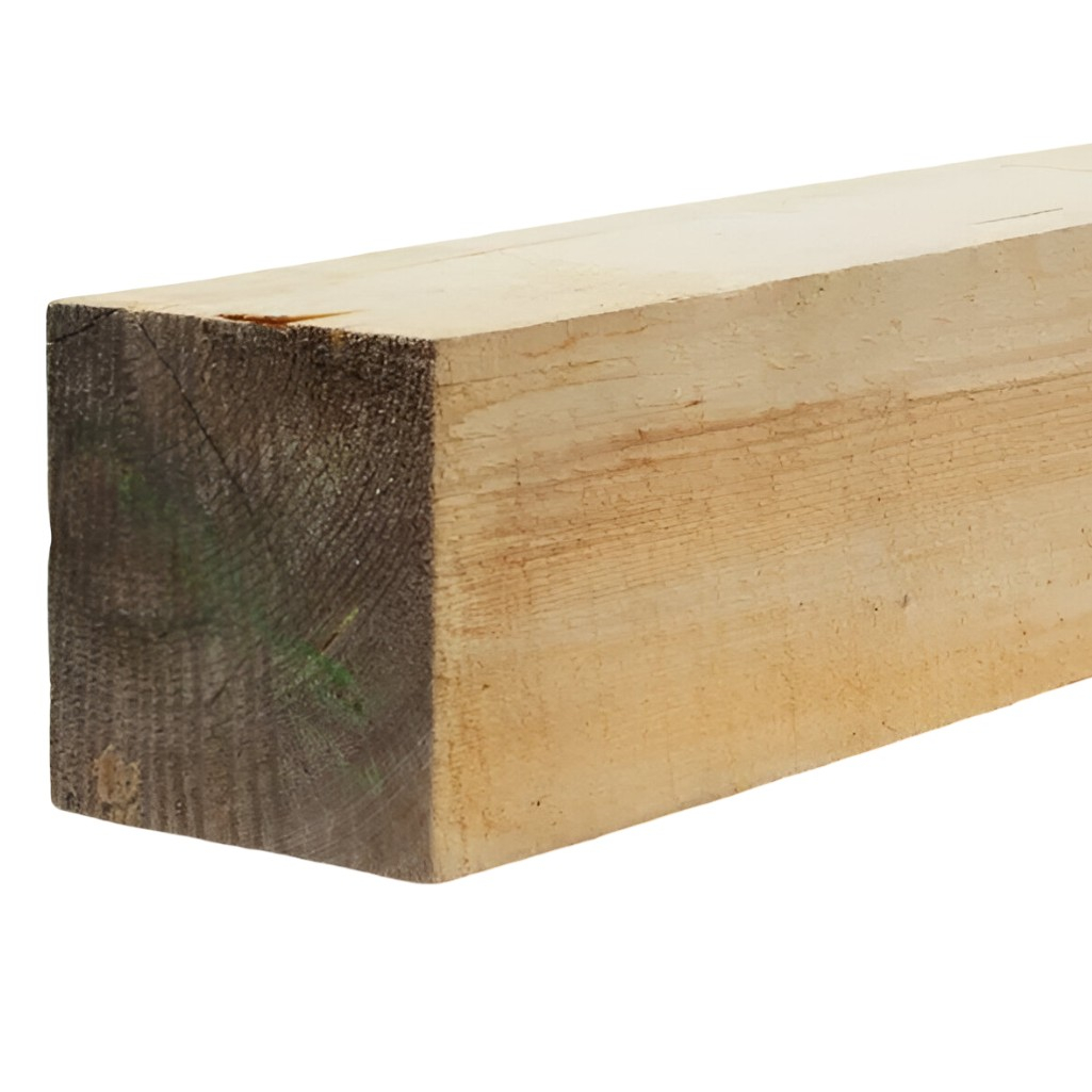 Брус обрезной, сорт АВ, Хвойные породы 100х100х6000 мм, естественной влажности