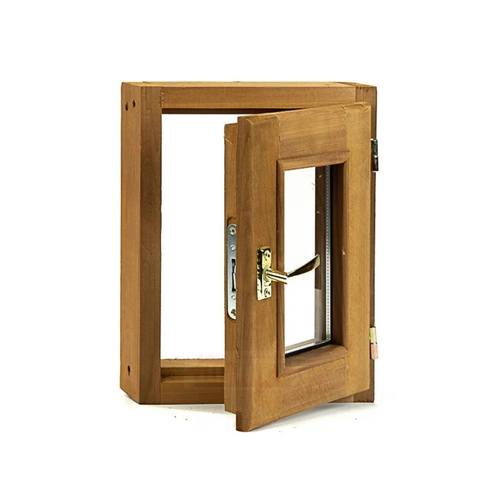 Окно для бани и сауны Термолипа, размер 400х500 мм, 2 стекла, распашное, с ручкой