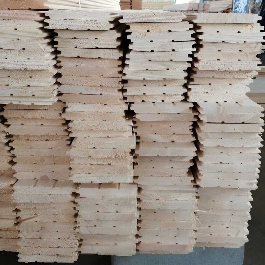 Вагонка Штиль (колхозница), сорт АВ, Хвоя 13х110х4000 мм, в упаковке 10 штук