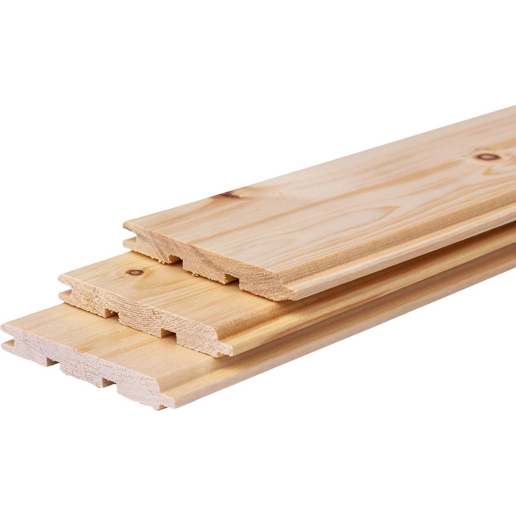 Вагонка Штиль (колхозница), сорт С, Хвоя, 12.5х90х3000 мм, в упаковке 10 штук