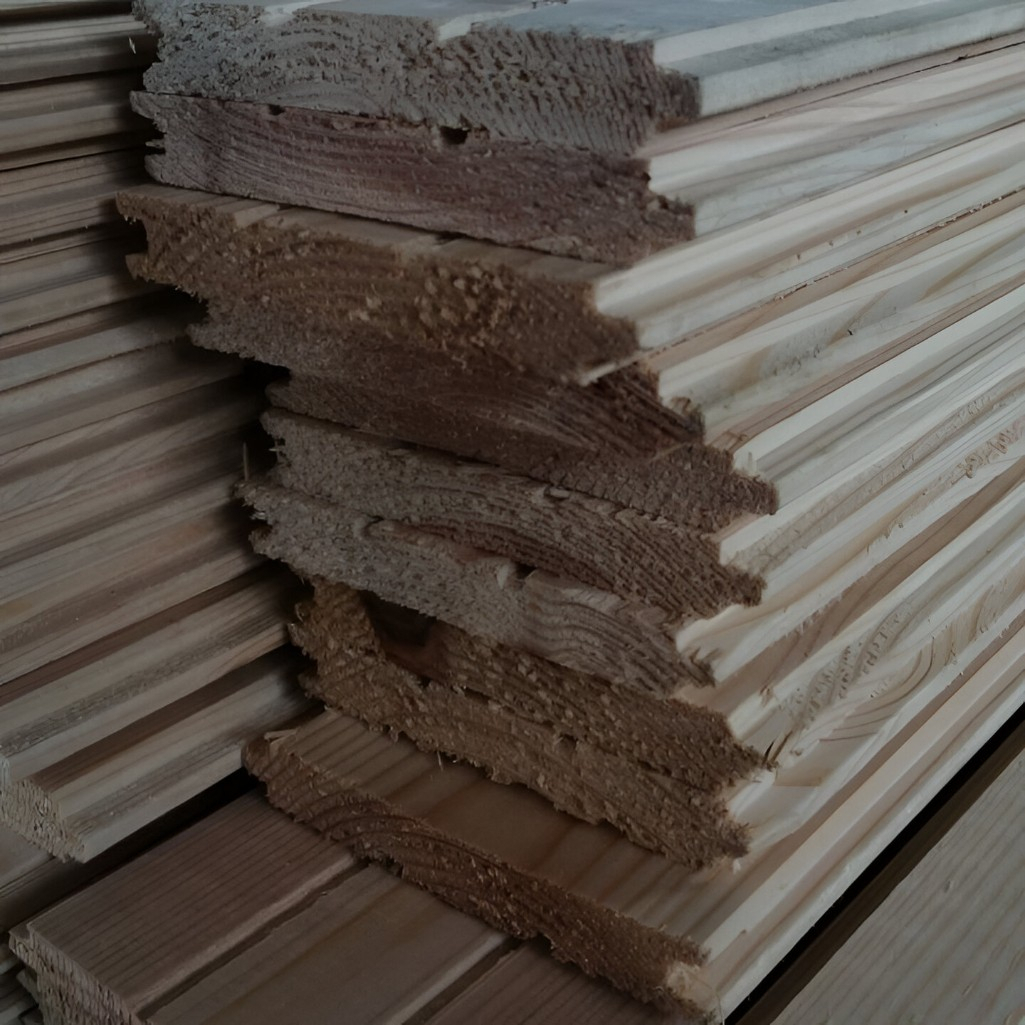 Вагонка Штиль, сорт АВ, Хвоя 12.5х90х2400 мм, в упаковке 10 штук