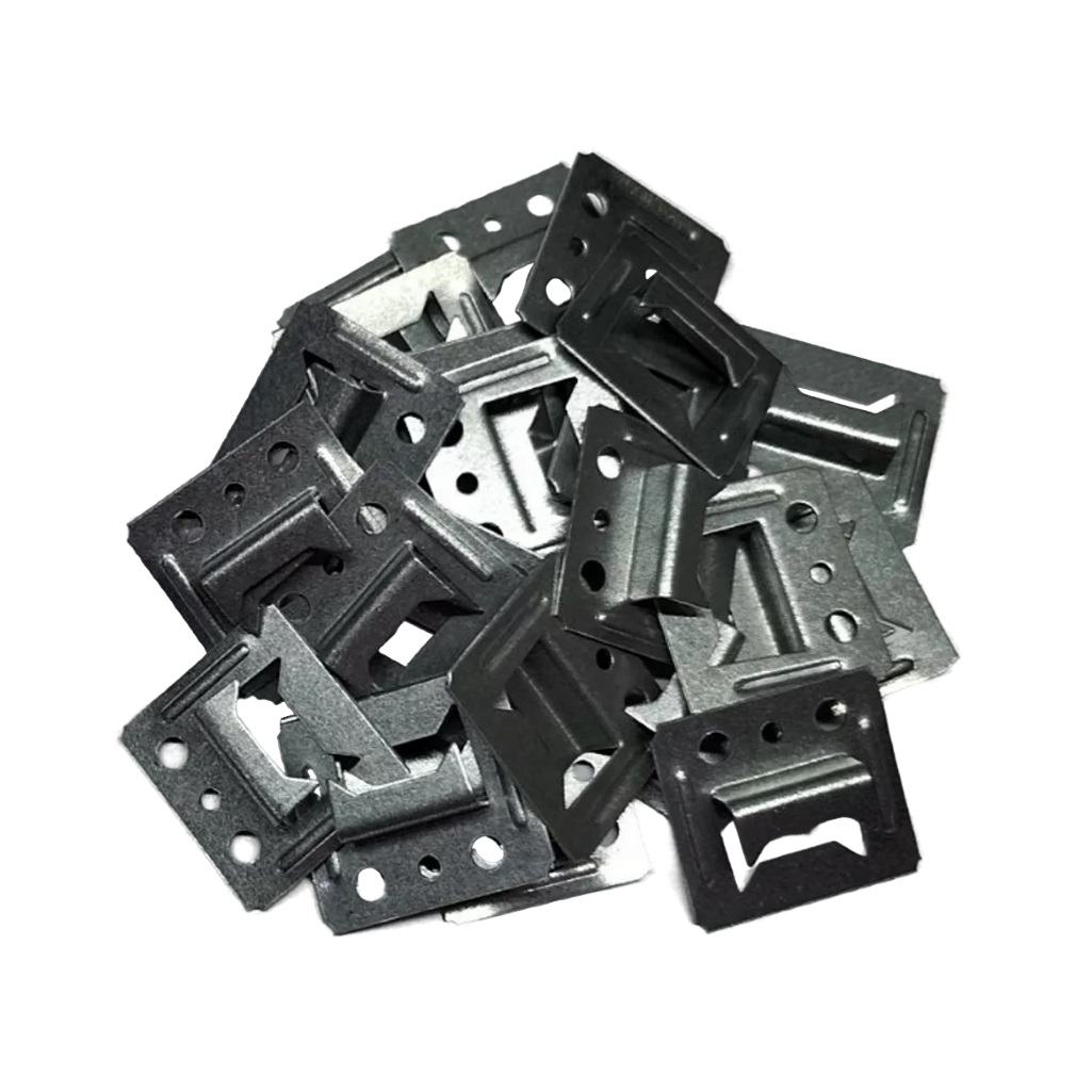 Крепеж для вагонки и панелей Кляймер №6, в упаковке 80 штук, сталь